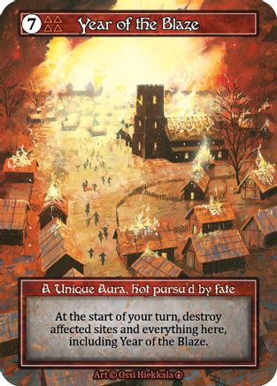 Year of the Blaze (Foil) [Arthurian Legends]