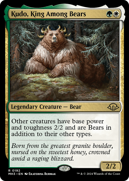 Kudo, King Among Bears (MH3-192) (Foil)