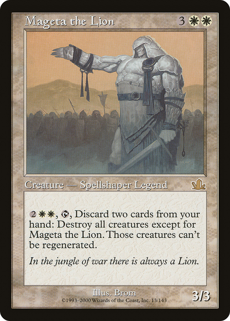 Mageta the Lion (PCY-013) (Foil)