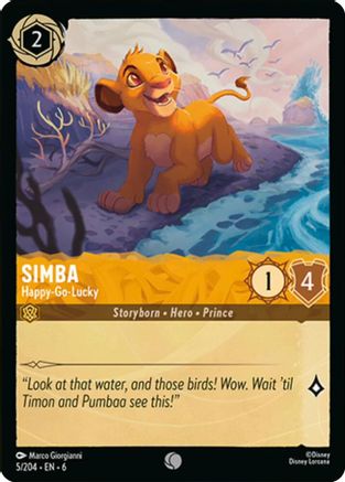 Simba - Happy-Go-Lucky (6-005) (Cold Foil)