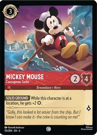 Mickey Mouse - Courageous Sailor (6-115) (Cold Foil)