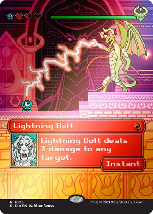 Lightning Bolt (1822) (Rainbow Foil) (SLD-1822)