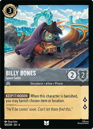 Billy Bones - Space Sailor (6-185) (Cold Foil)