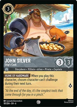 John Silver - Ship's Cook (6-181) (Cold Foil)