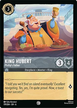 King Hubert - Phillip's Father (6-179) (Cold Foil)