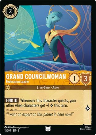 Grand Councilwoman - Federation Leader (6-017) (Cold Foil)