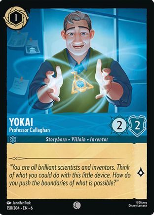 Yokai - Professor Callaghan (6-158) (Cold Foil)