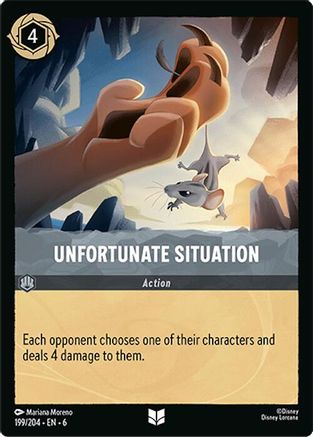 Unfortunate Situation (6-199) (Cold Foil)