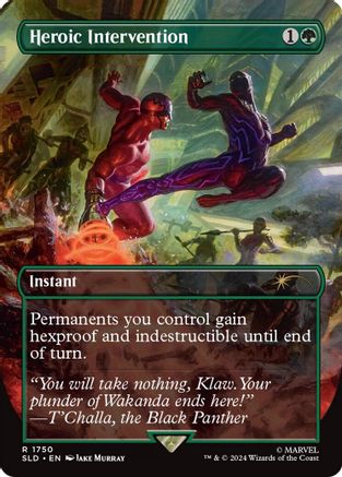 Heroic Intervention (Rainbow Foil) (SLD-1750)