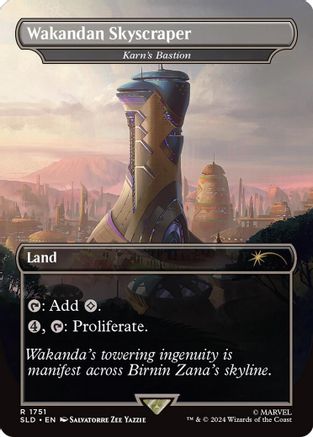 Wakandan Skyscraper - Karn's Bastion (Rainbow Foil) (SLD-1751)