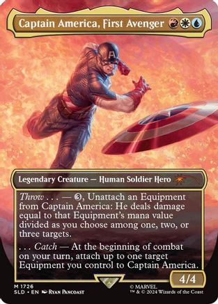 Captain America, First Avenger (Rainbow Foil) (SLD-1726)