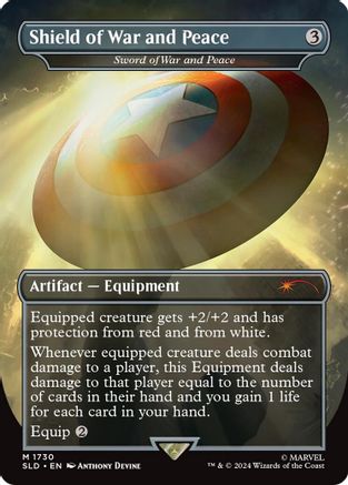 Shield of War and Peace - Sword of War and Peace (Rainbow Foil) (SLD-1730)
