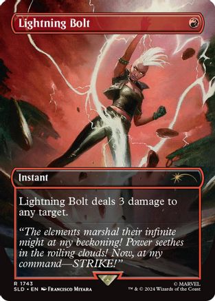 Lightning Bolt (1743) (Rainbow Foil) (SLD-1743)