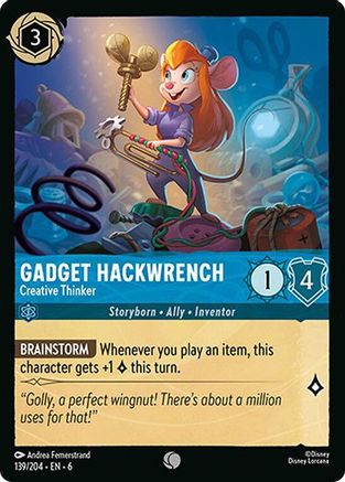 Gadget Hackwrench - Creative Thinker (6-139) (Cold Foil)