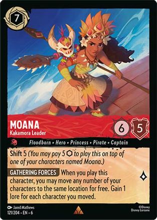 Moana - Kakamora Leader (6-121) (Cold Foil)