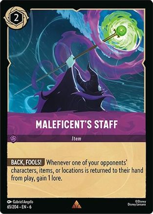 Maleficent's Staff (6-065)