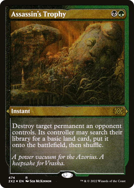 Assassin's Trophy (2X2-474) (Etched Foil)
