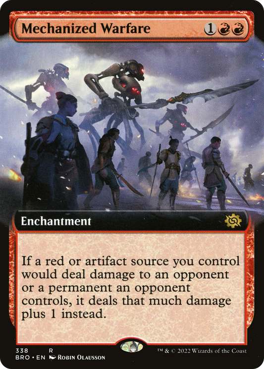 Mechanized Warfare (BRO-338) (Extended Art) (Foil)