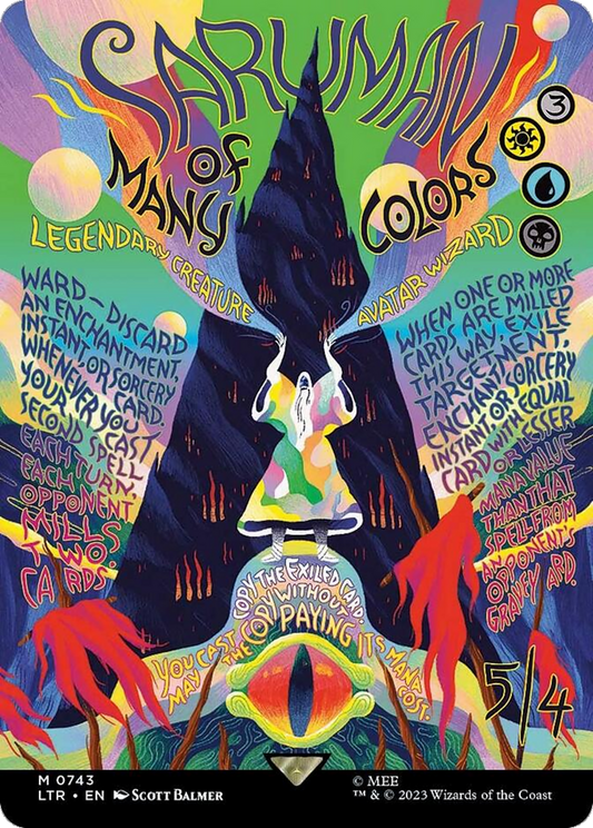 Saruman of Many Colors (LTR-743) (Borderless)
