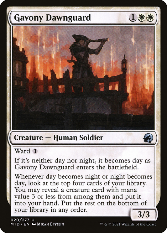 Gavony Dawnguard (MID-020) (Foil)