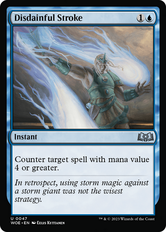 Disdainful Stroke (WOE-047) (Foil)
