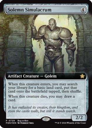 Solemn Simulacrum (Extended Art) (BABP-729) (Foil)