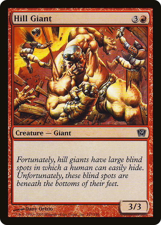 Hill Giant (9ED-197★) (Foil)