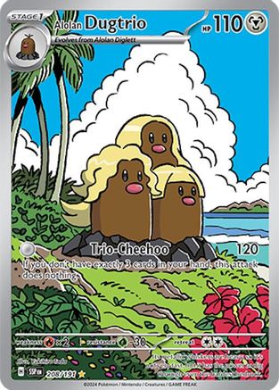 Alolan Dugtrio (SSP-208) (Holofoil)