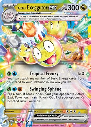 Alolan Exeggutor ex (SSP-133) (Holofoil)