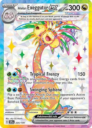 Alolan Exeggutor ex (SSP-225) (Holofoil)