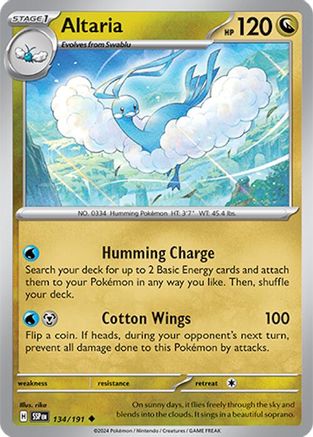 Altaria (SSP-134) (Reverse Holofoil)