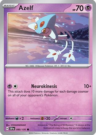 Azelf (SSP-080) (Reverse Holofoil)