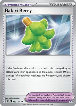 Babiri Berry (SSP-163) (Reverse Holofoil)