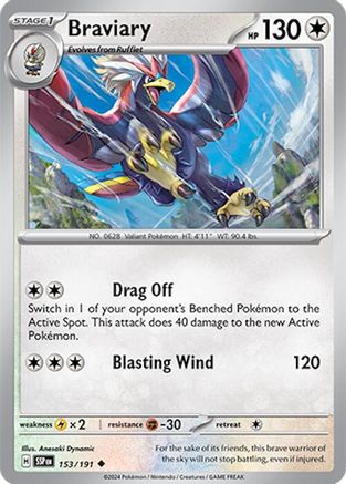 Braviary (SSP-153) (Reverse Holofoil)
