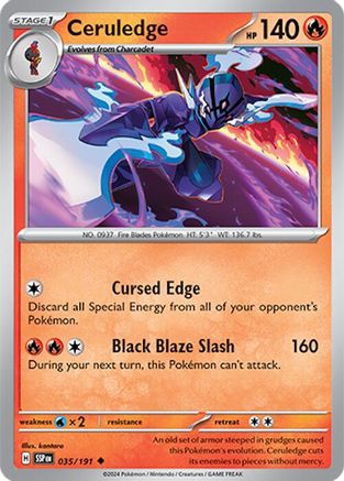 Ceruledge (SSP-035) (Reverse Holofoil)