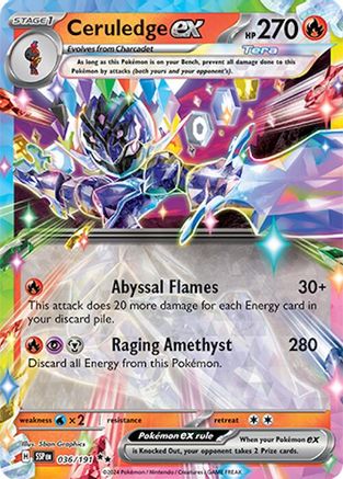 Ceruledge ex (SSP-036) (Holofoil)