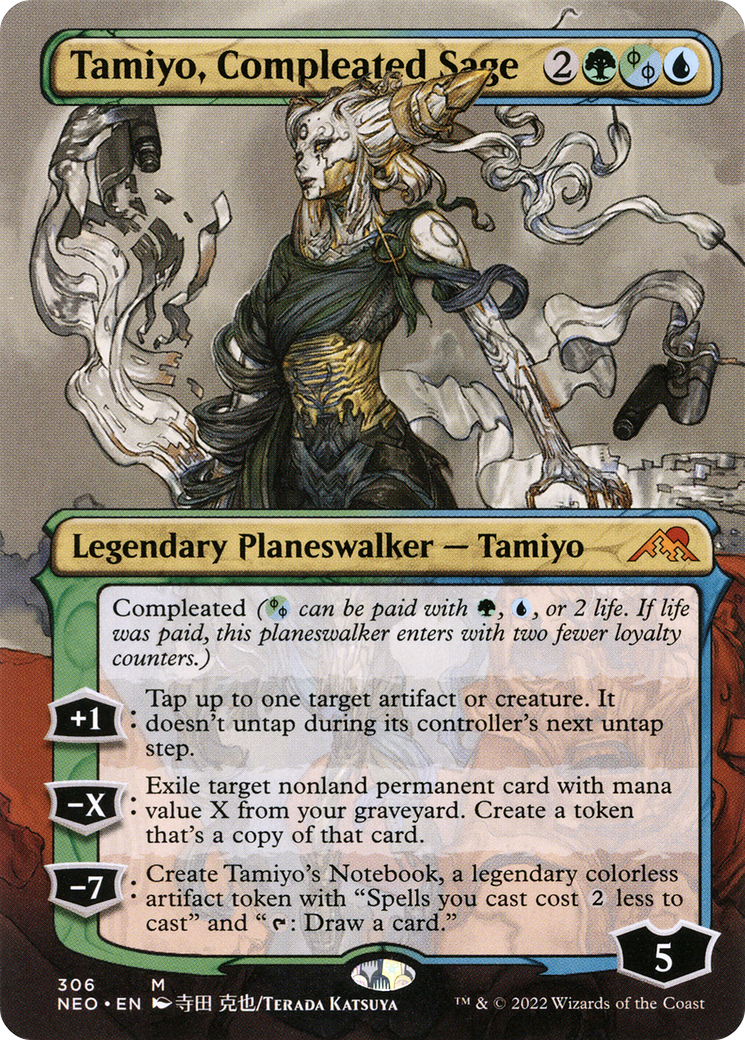 Tamiyo, Compleated Sage (NEO-306) (Borderless)