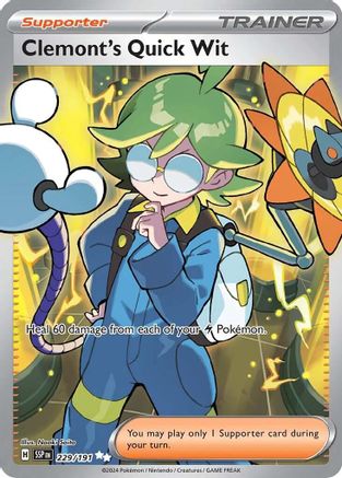 Clemont's Quick Wit (SSP-229) (Holofoil)