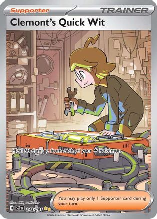 Clemont's Quick Wit (SSP-243) (Holofoil)