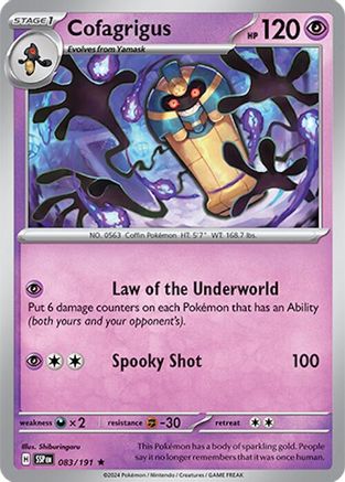 Cofagrigus (SSP-083) (Reverse Holofoil)