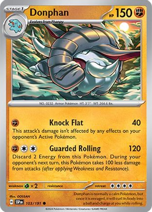 Donphan (SSP-103) (Reverse Holofoil)