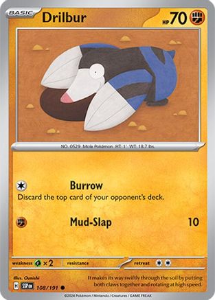 Drilbur (SSP-108) (Reverse Holofoil)