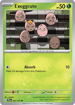 Exeggcute (SSP-002) (Reverse Holofoil)