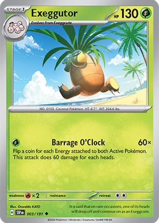 Exeggutor (SSP-003) (Reverse Holofoil)
