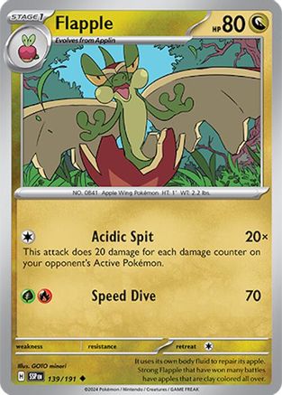 Flapple (SSP-139) (Reverse Holofoil)