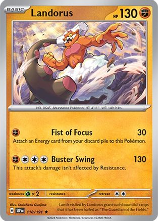 Landorus (SSP-110) (Reverse Holofoil)