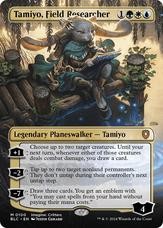 Tamiyo, Field Researcher (BLC-100) (Borderless) (Foil)
