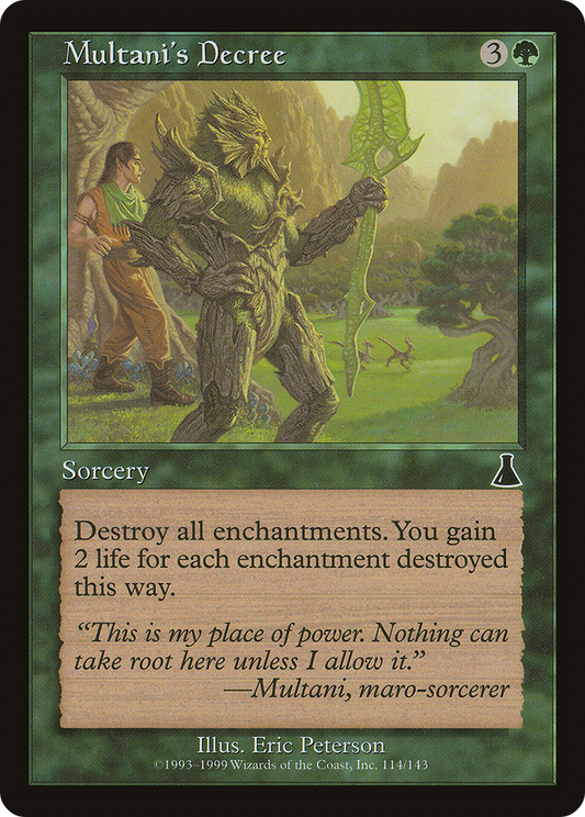 Multani's Decree (UDS-114) (Foil)