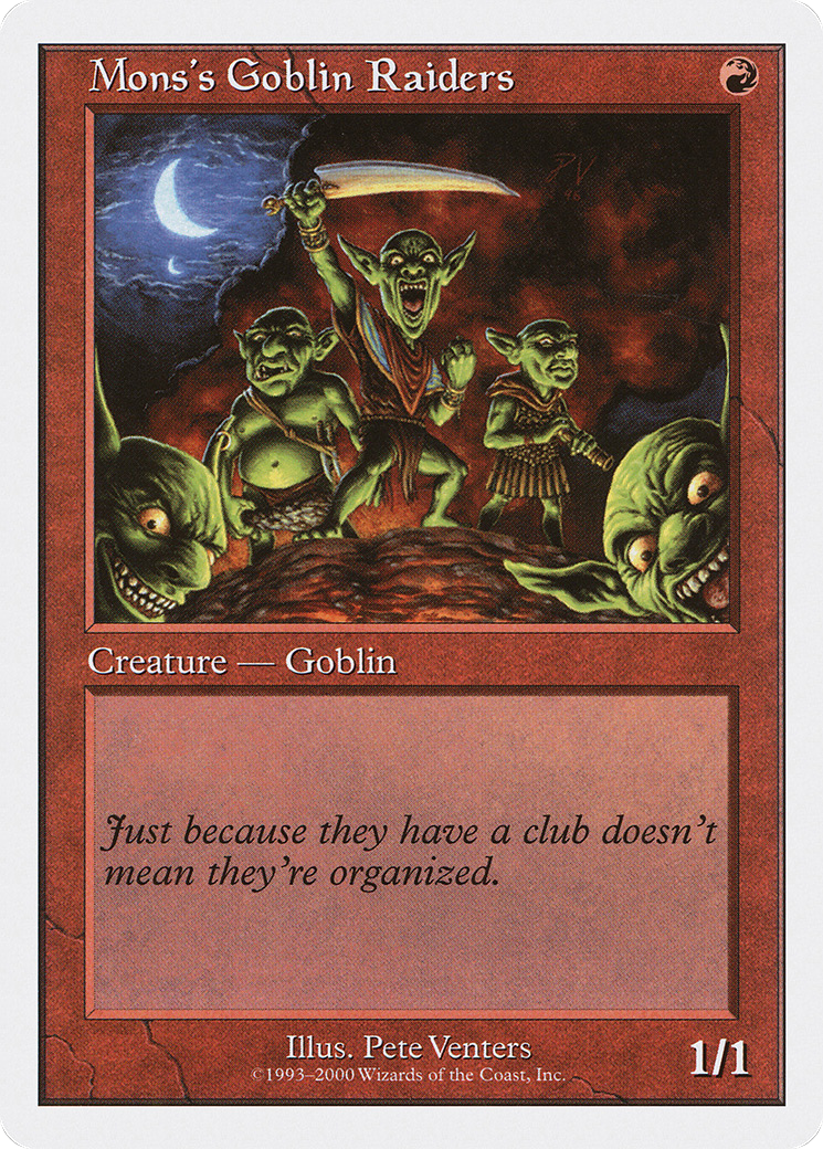 Mons's Goblin Raiders (S00-032)