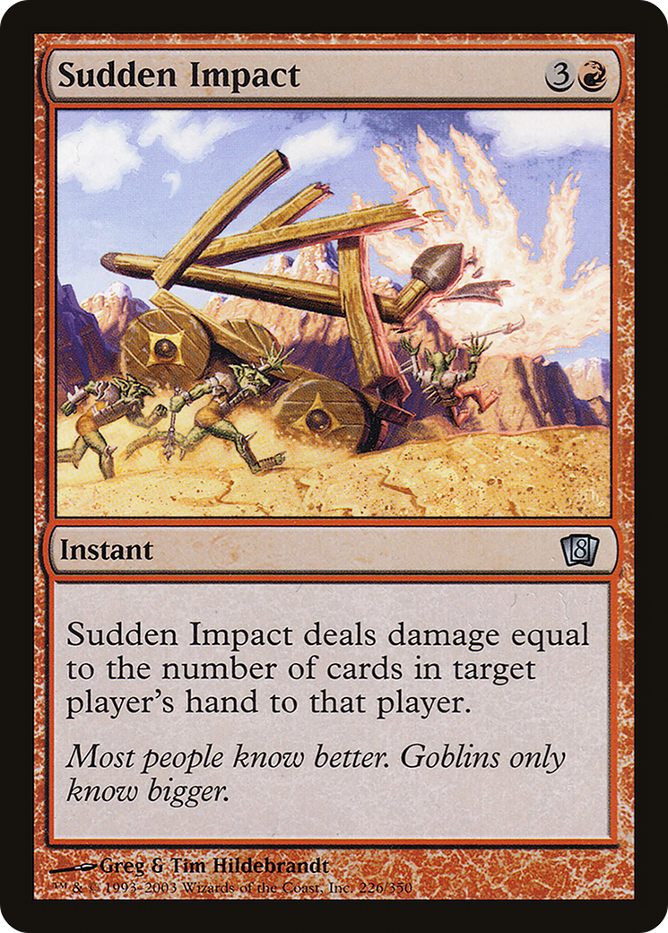 Sudden Impact (8ED-226★) (Foil)